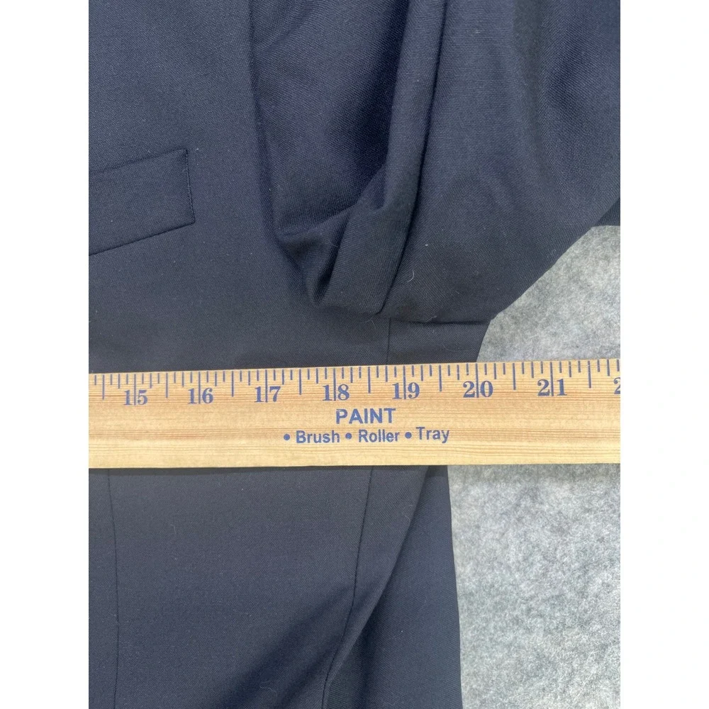 Brooks Brothers Loro Piana  Blazer Men 41R Blue 1818 Madison Wool Gold 2 Buttons